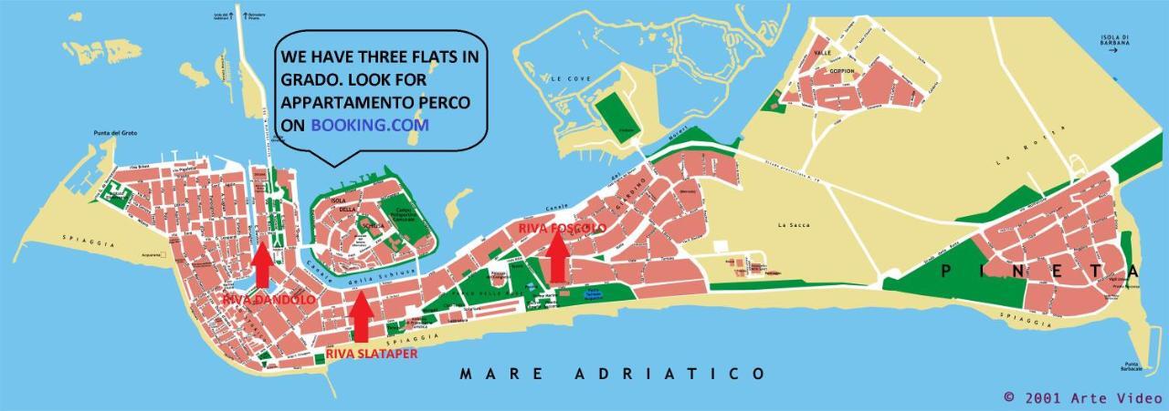 Appartamento Perco Riva Foscolo Grado Buitenkant foto